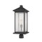Z-Lite Portland 1 Light Outdoor Post Mount Fixture, Oil Rubbed Bronze And Clear Seedy 531PHBXLR-ORB - alternate 6